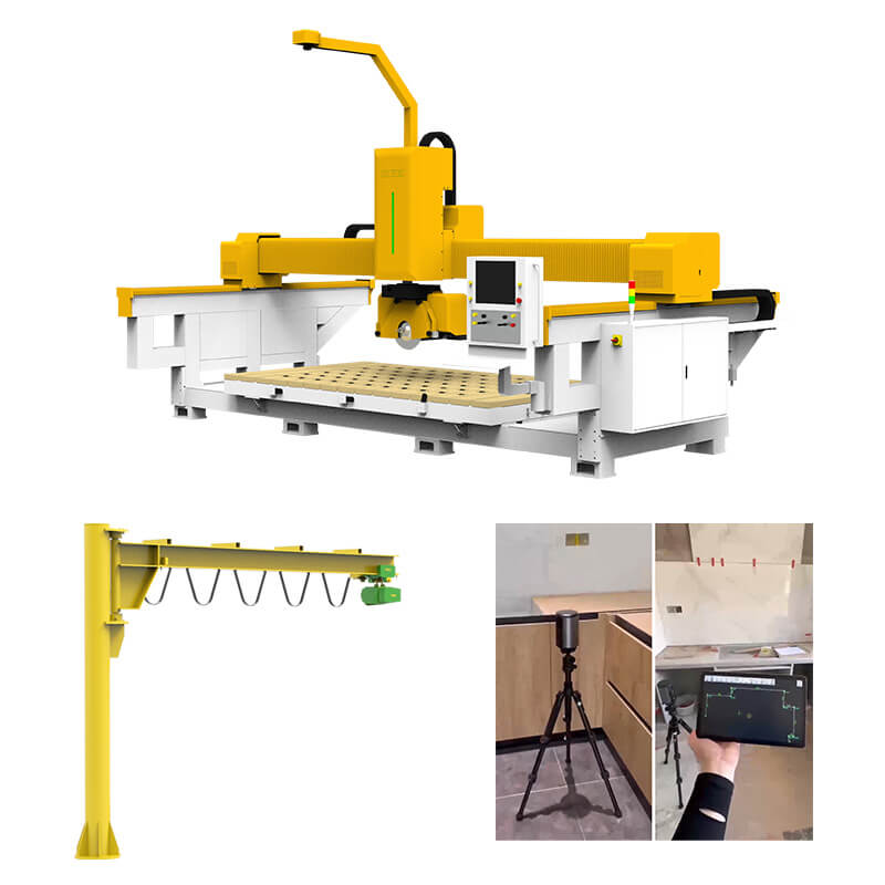 CNC stone cutting bridge saw