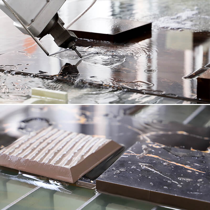 metal cutting with waterjet