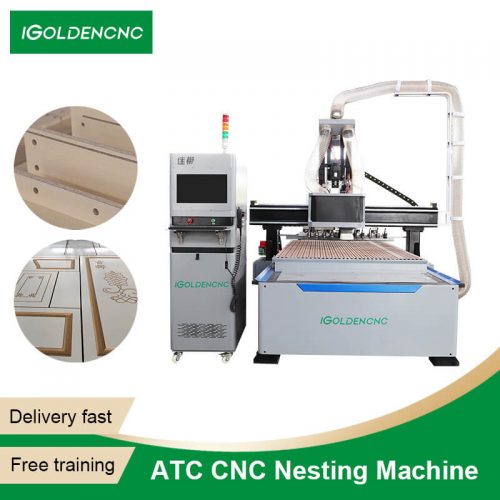 CNC wood router for cabinet making